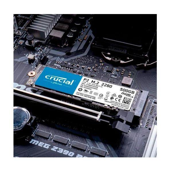 内蔵型SSD crucial P2 M.2 2280 500GB SSD Unidade sólida SSD Crucial Nvme Pcie M2 2280 P2 de 500 GB